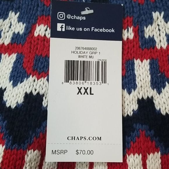{Chaps} 🆕️ Andrea Fairisle Sweater - Picture 12 of 13